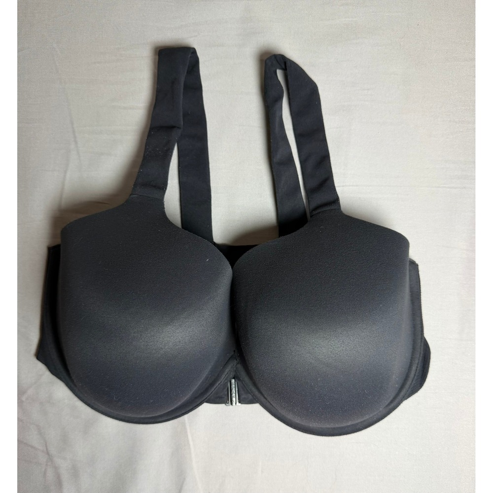 Spanx Bra-llelujah Full Coverage Front Closure Bra Black 40DD